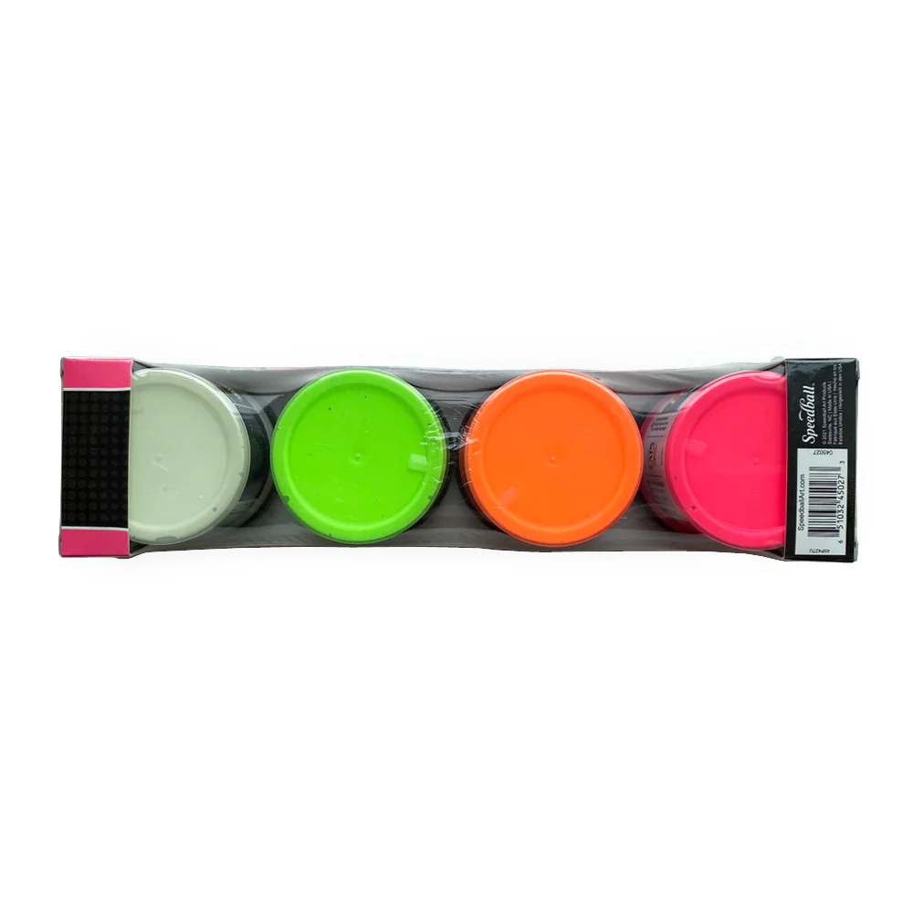 Speedball Fluorescent/Night Glo Ink Set - Image 2